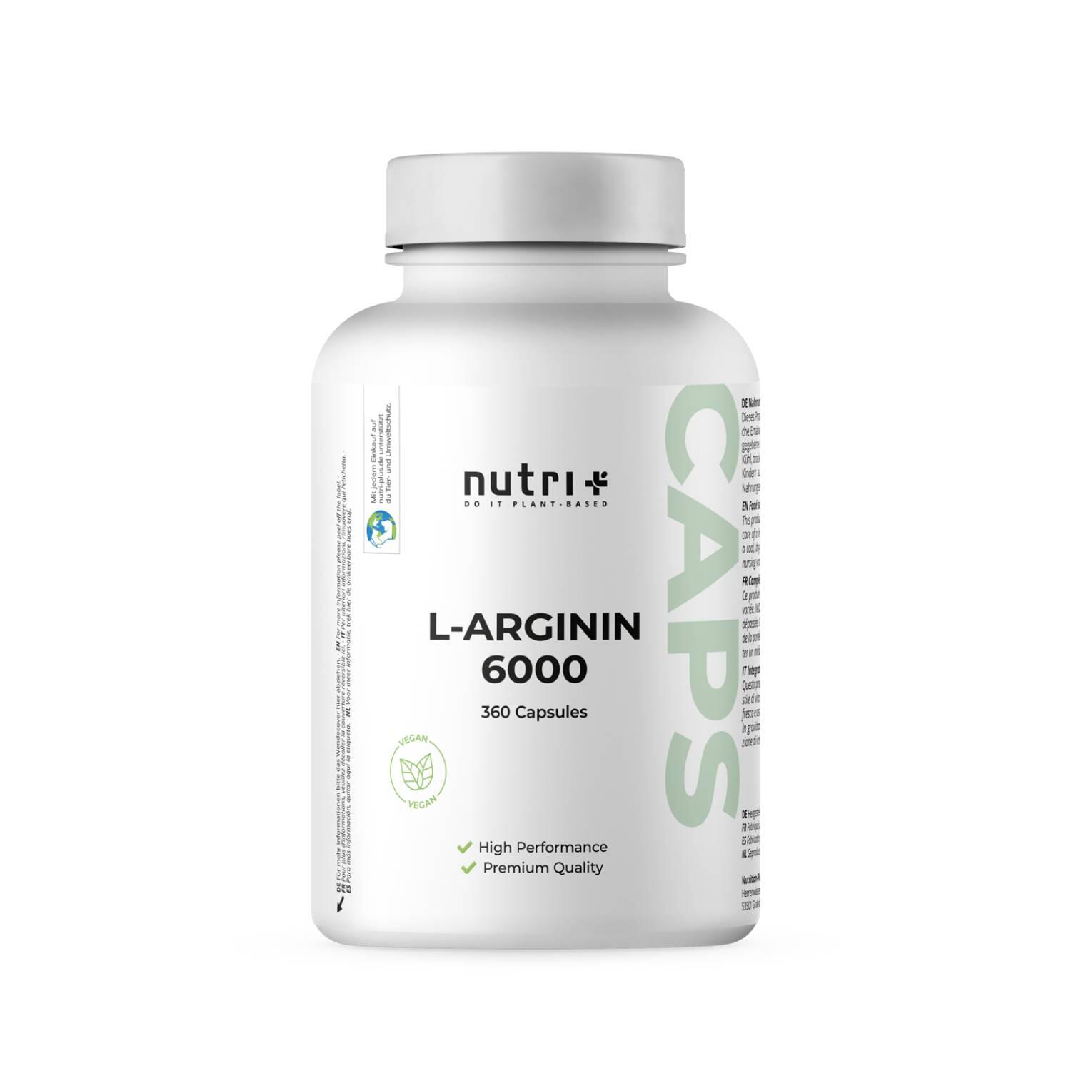 L-Arginin 6000 - 360 Kapseln 1/6