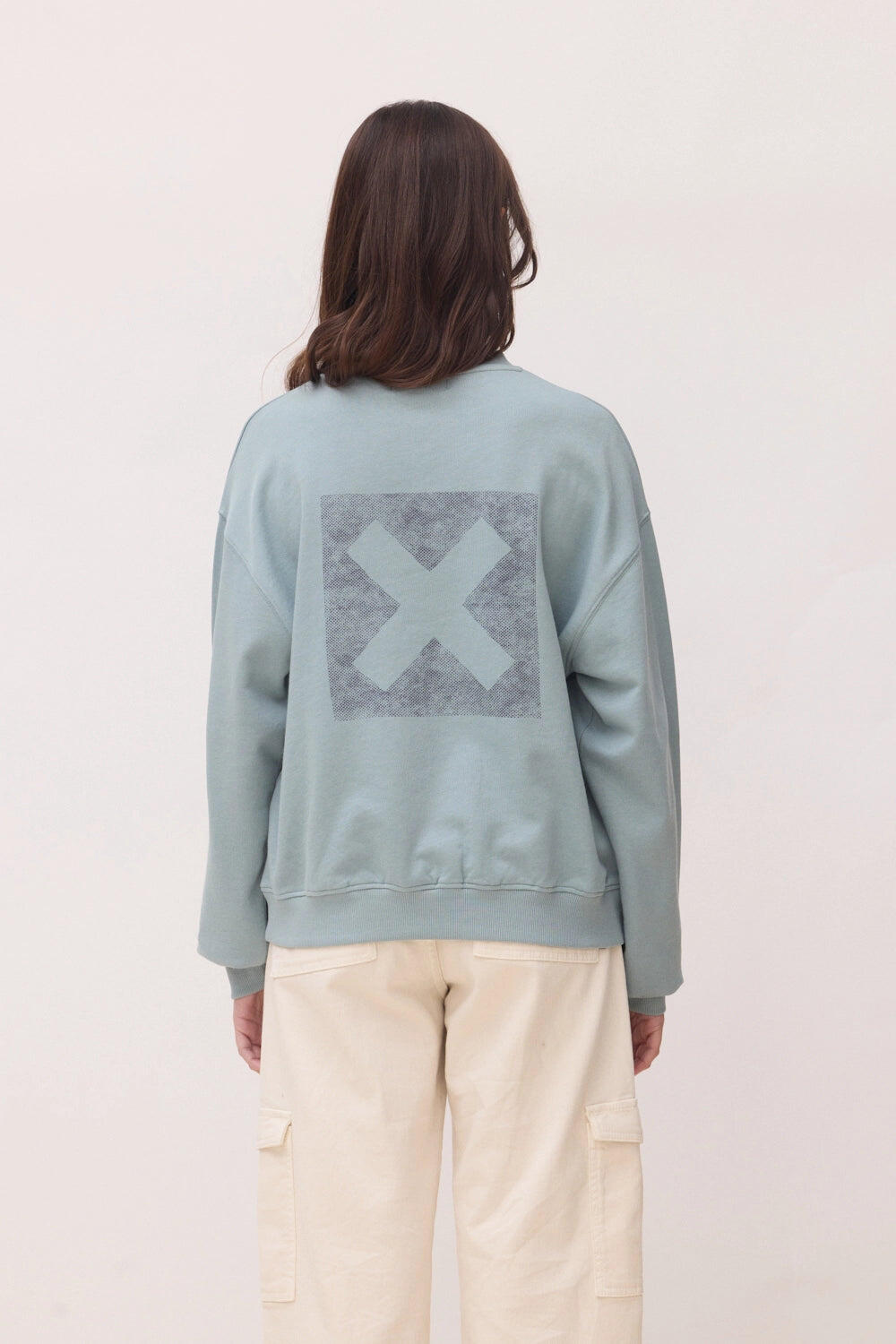 Sudadera Mujer Blue Banana Mist de Algodón 100% Orgánico 2/4