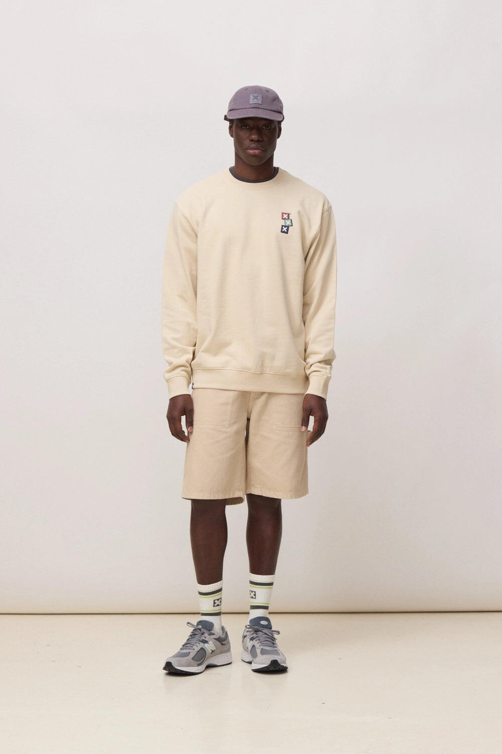 Sudadera Blue Banana Beige de Algodón 100% Orgánico 3/7