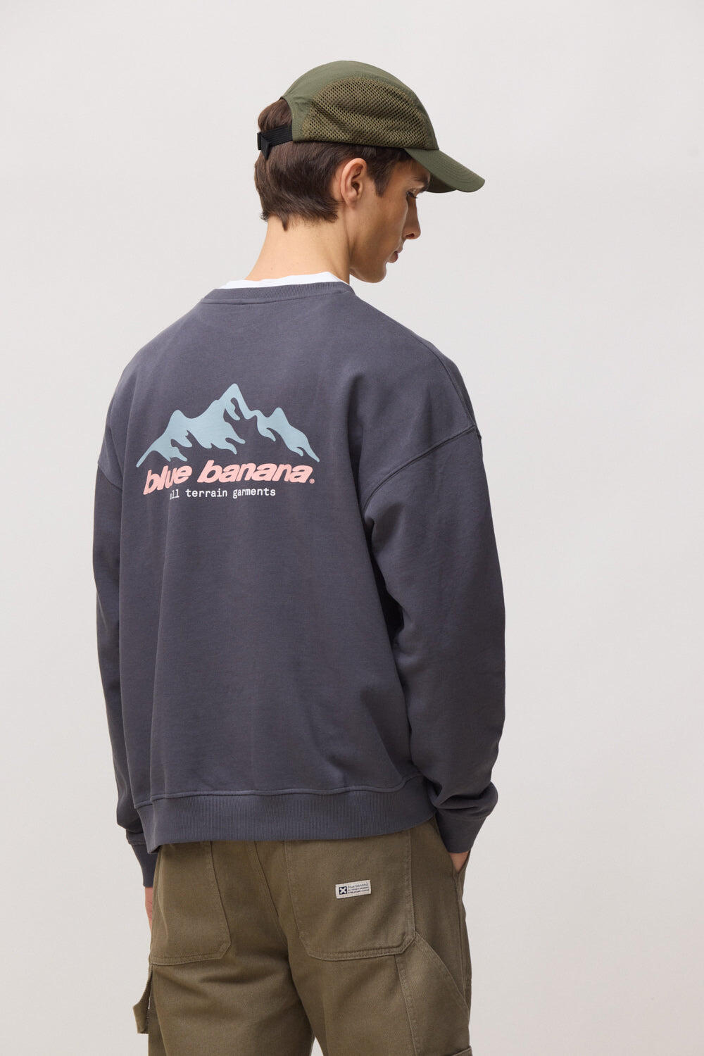 Sudadera Blue Banana Antracita de Algodón 100% Orgánico 2/7
