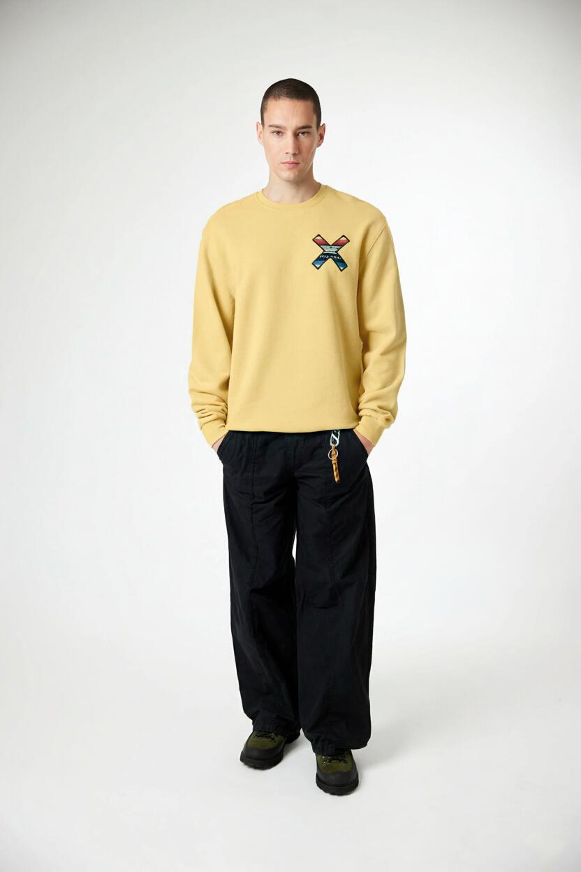 Sudadera Blue Banana Amarillo Claro de Algodón 100% Orgánico 3/7