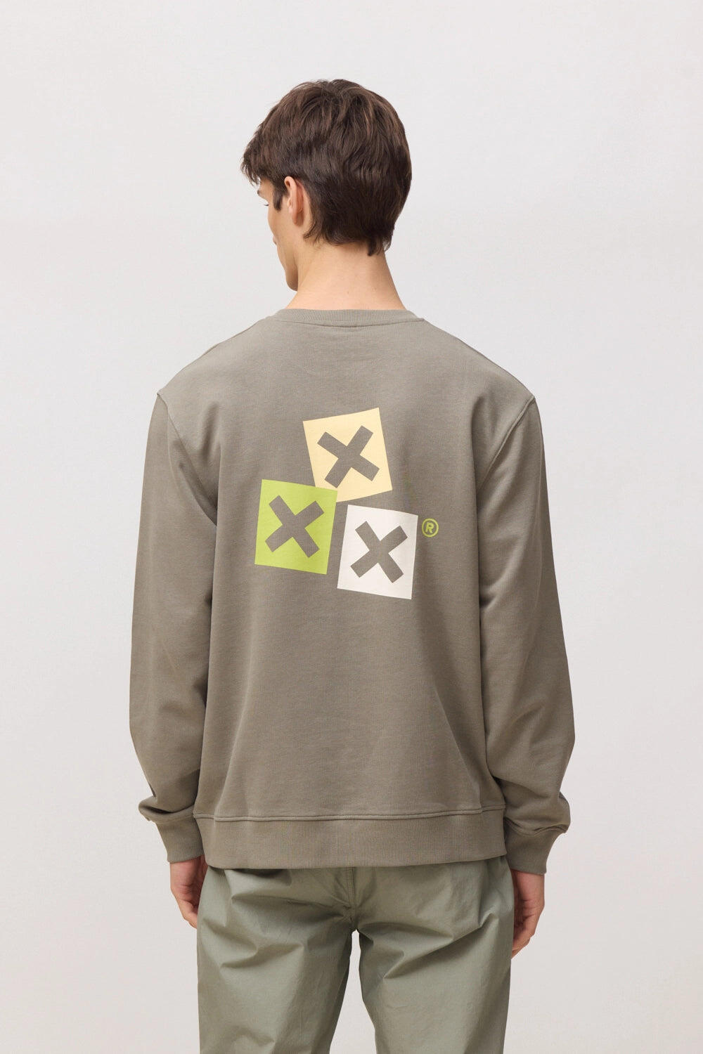 Sudadera Blue Banana Olive Green de Algodón 100% Orgánico 2/7
