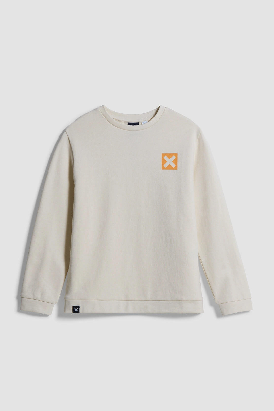 Sudadera Kids Blue Banana Blanco Roto de Algodón 100% Orgánico 4/4