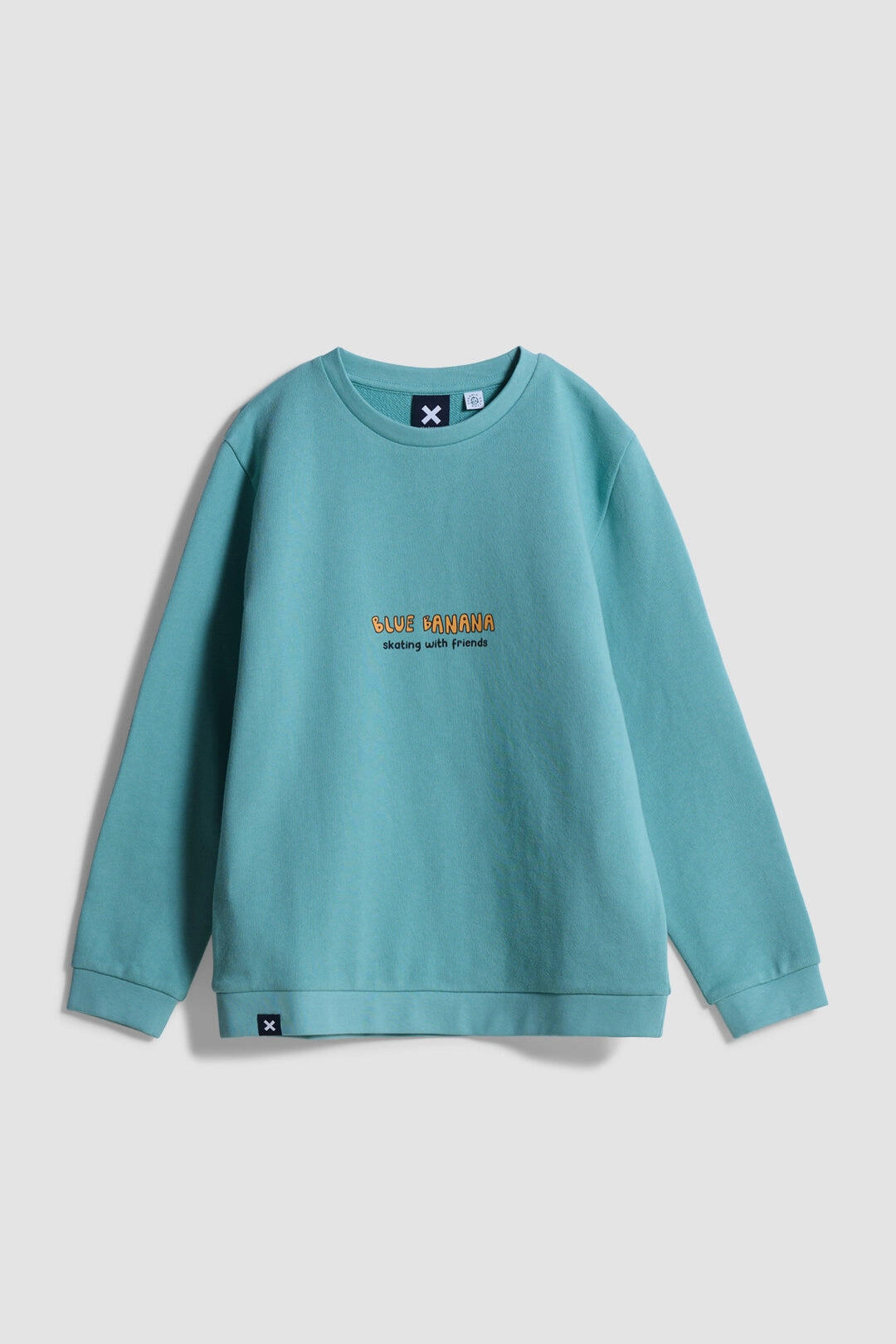 Sudadera Kids Blue Banana Acqua de Algodón 100% Orgánico 4/4