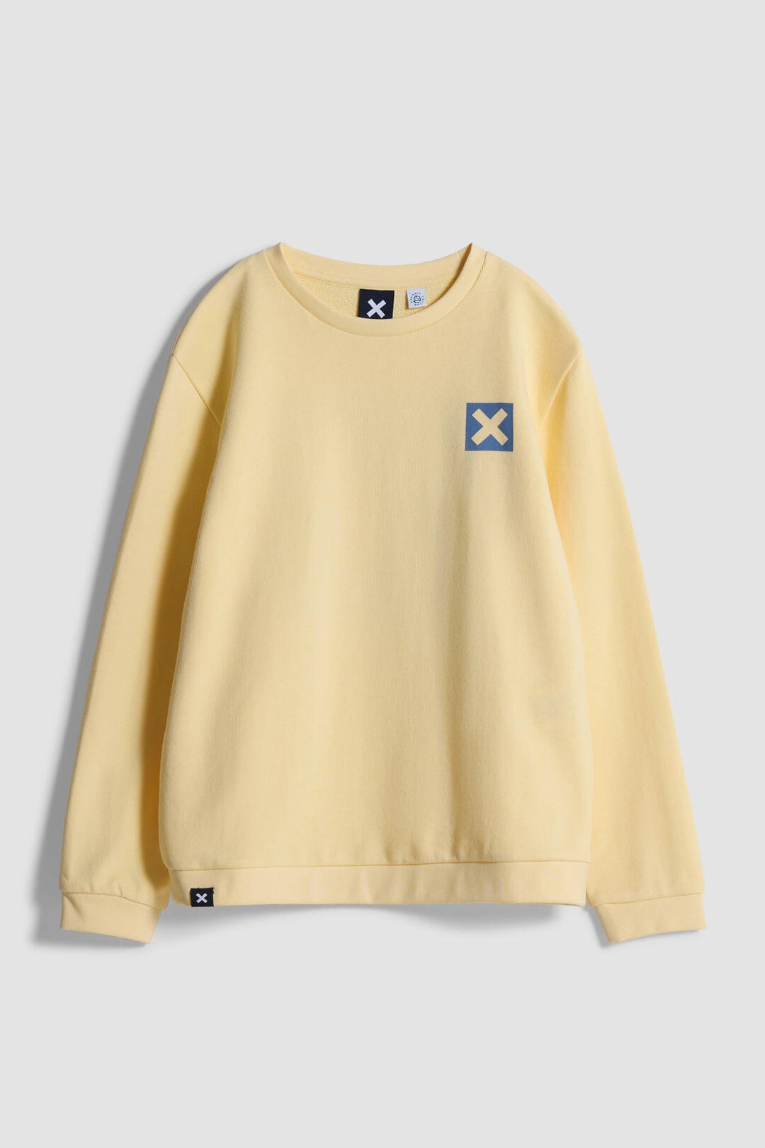 Sudadera Kids Blue Banana Light Yellow de Algodón 100% Orgánico 4/4