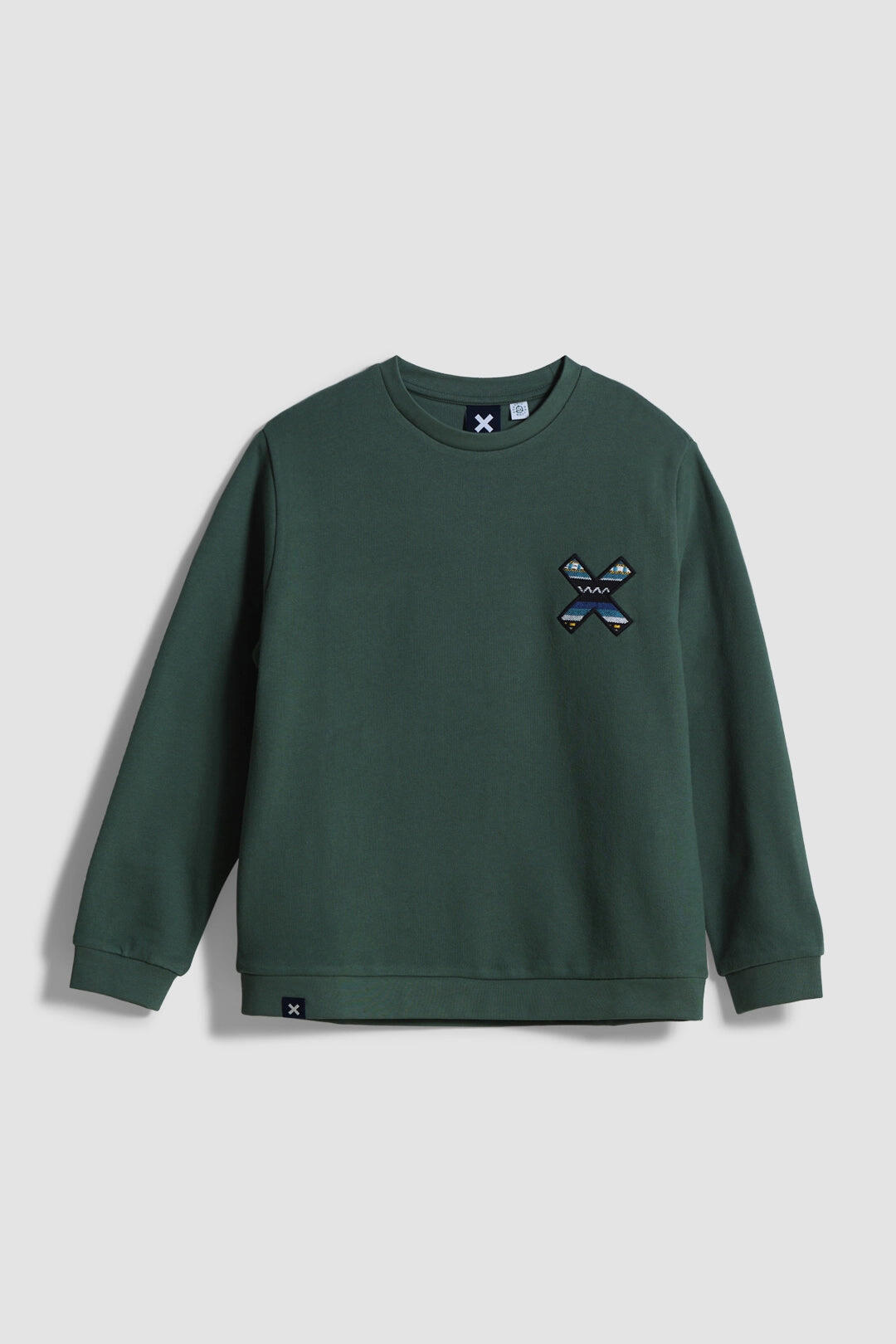 Sudadera Kids Blue Banana Pine Green de Algodón 100% Orgánico 4/4
