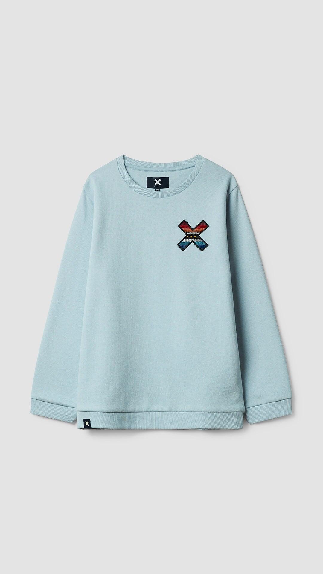Sudadera Kids Blue Banana Ice Blue de Algodón 100% Orgánico 4/4