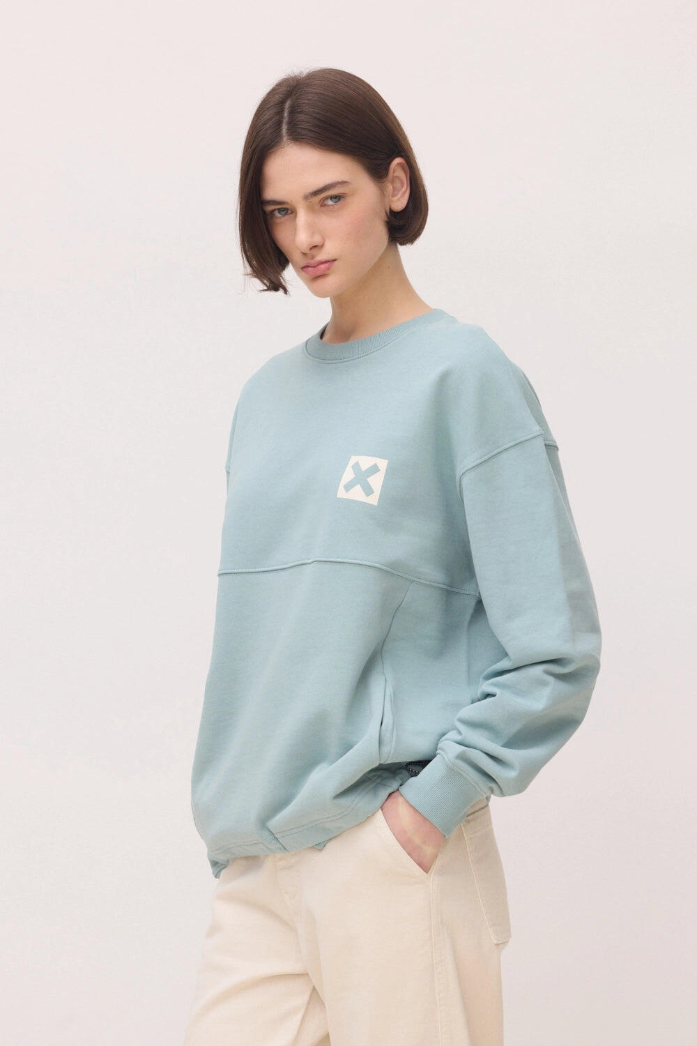 Sudadera Blue Banana Mist de Algodón 100% Orgánico 4/7