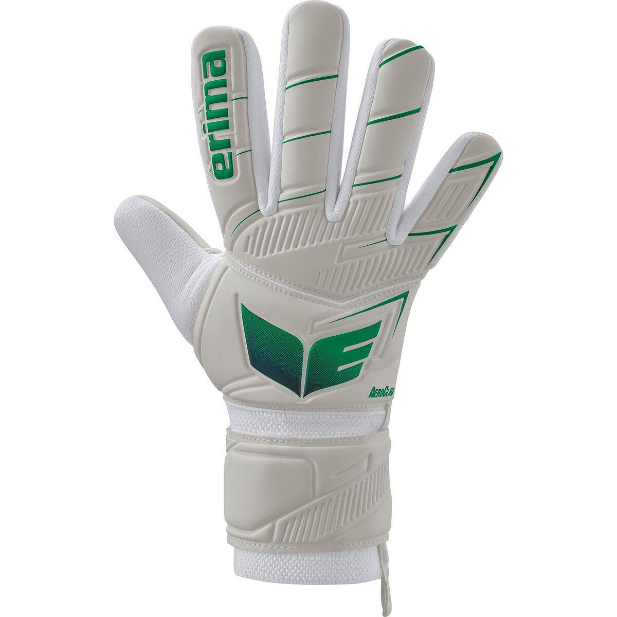 Gants de gardien Erima Aeroclaw Nouveau Talent blanc/columbia taille 3 2/4