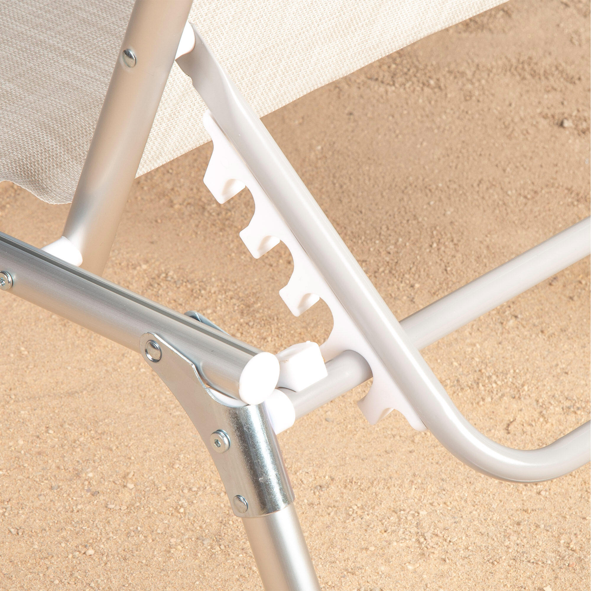Transat de plage pliable Aktive 186x49x30 cm, charge max. 110 kg 5 positions 7/7