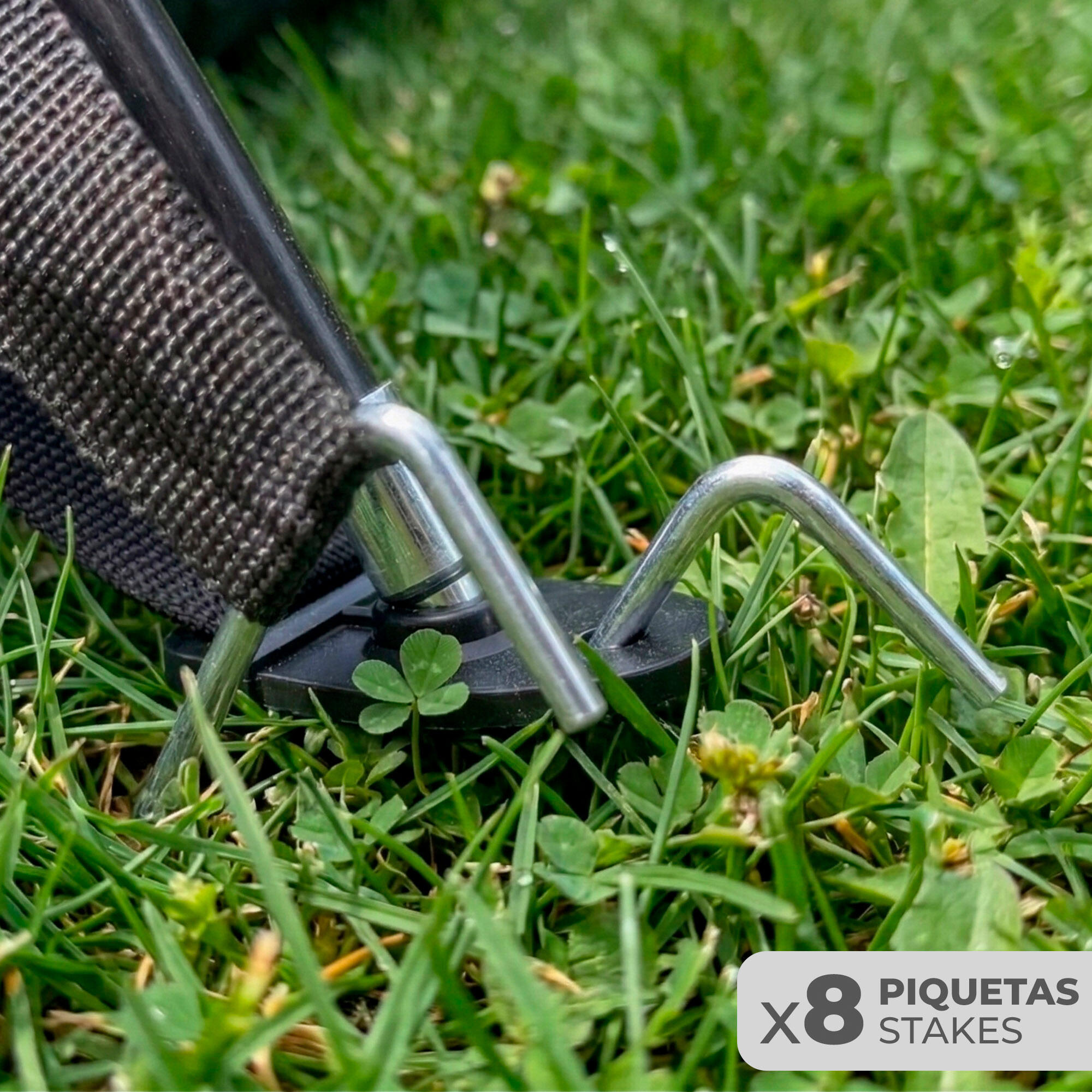 Tenda para 2 pessoas com dimensões de 140x210x110 cm, com mosquiteiro, cinza 6/7