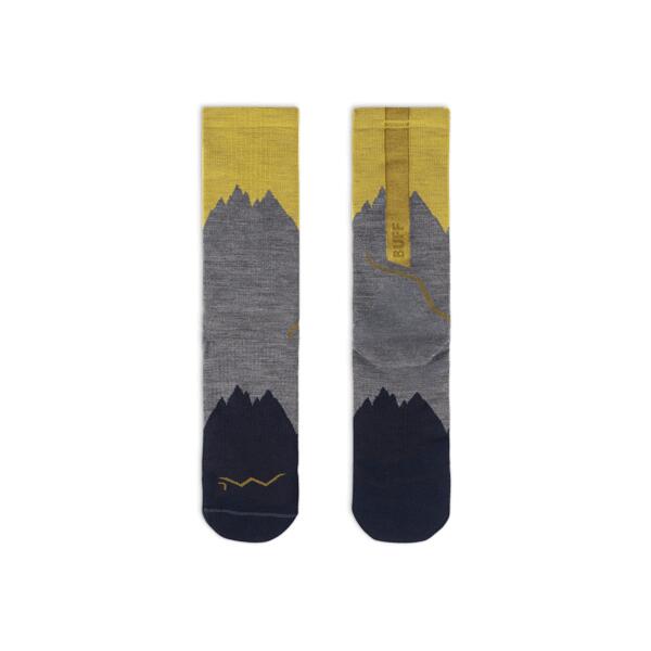 Calctines Merino Lightweight caña alta Unisex Buff Gris 5/5