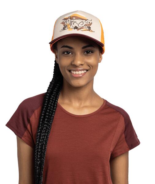 Czapka z daszkiem BUFF TRUCKER CAP SYLVA APRICOT 5/7