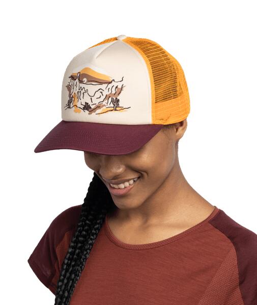 Czapka z daszkiem BUFF TRUCKER CAP SYLVA APRICOT 6/7