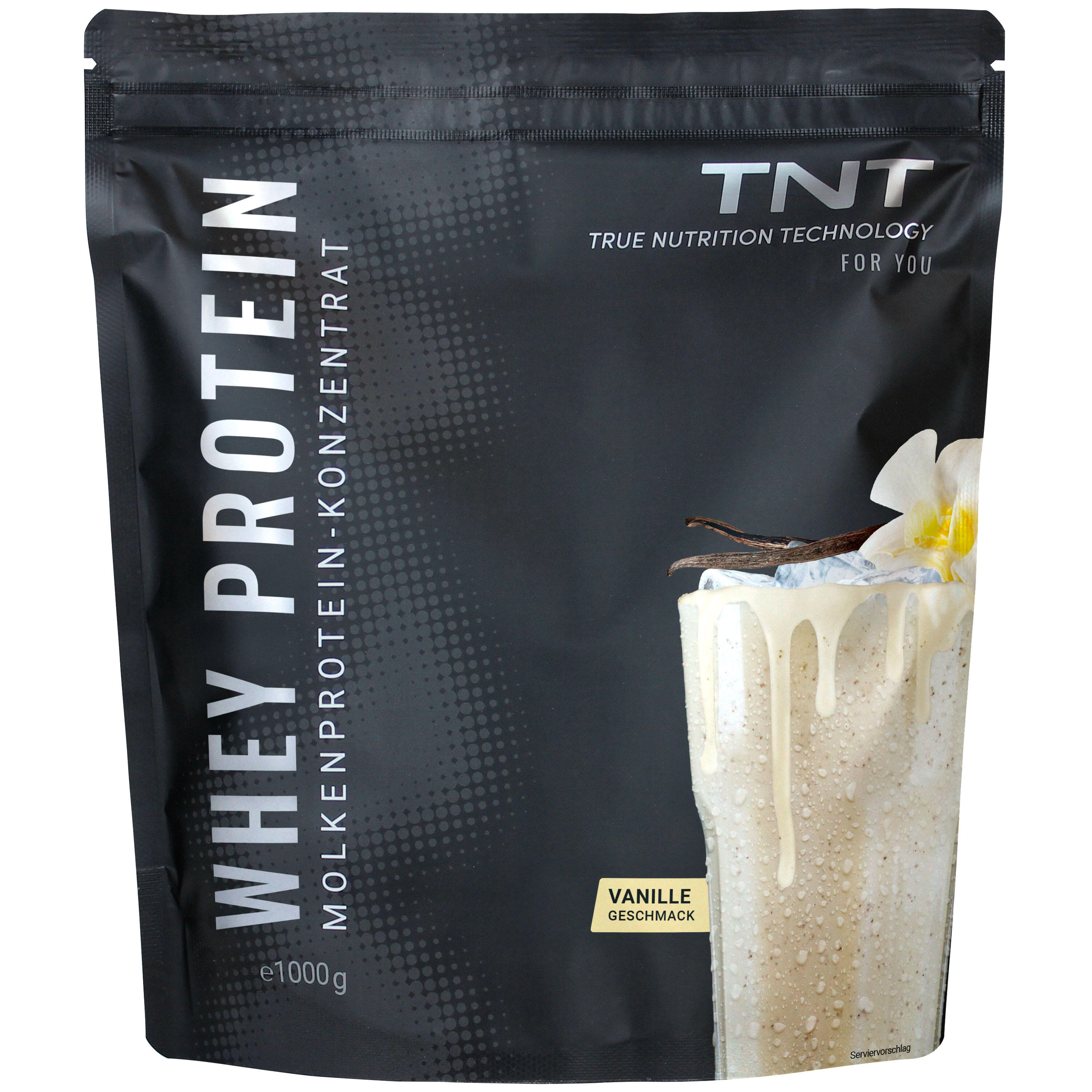 Whey Protein Konzentrat / Eiweißpulver - Vanille (1000g) 1/7
