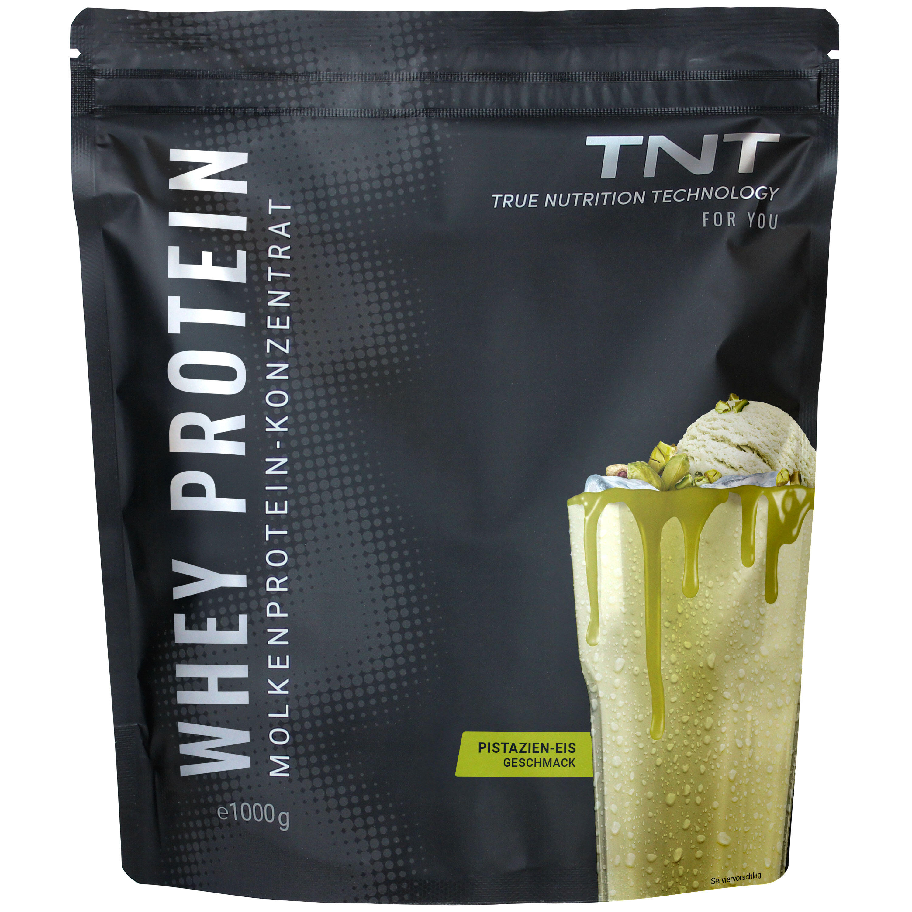 Whey Protein Konzentrat / Eiweißpulver - Pistazien-Eis (1000g) 1/7