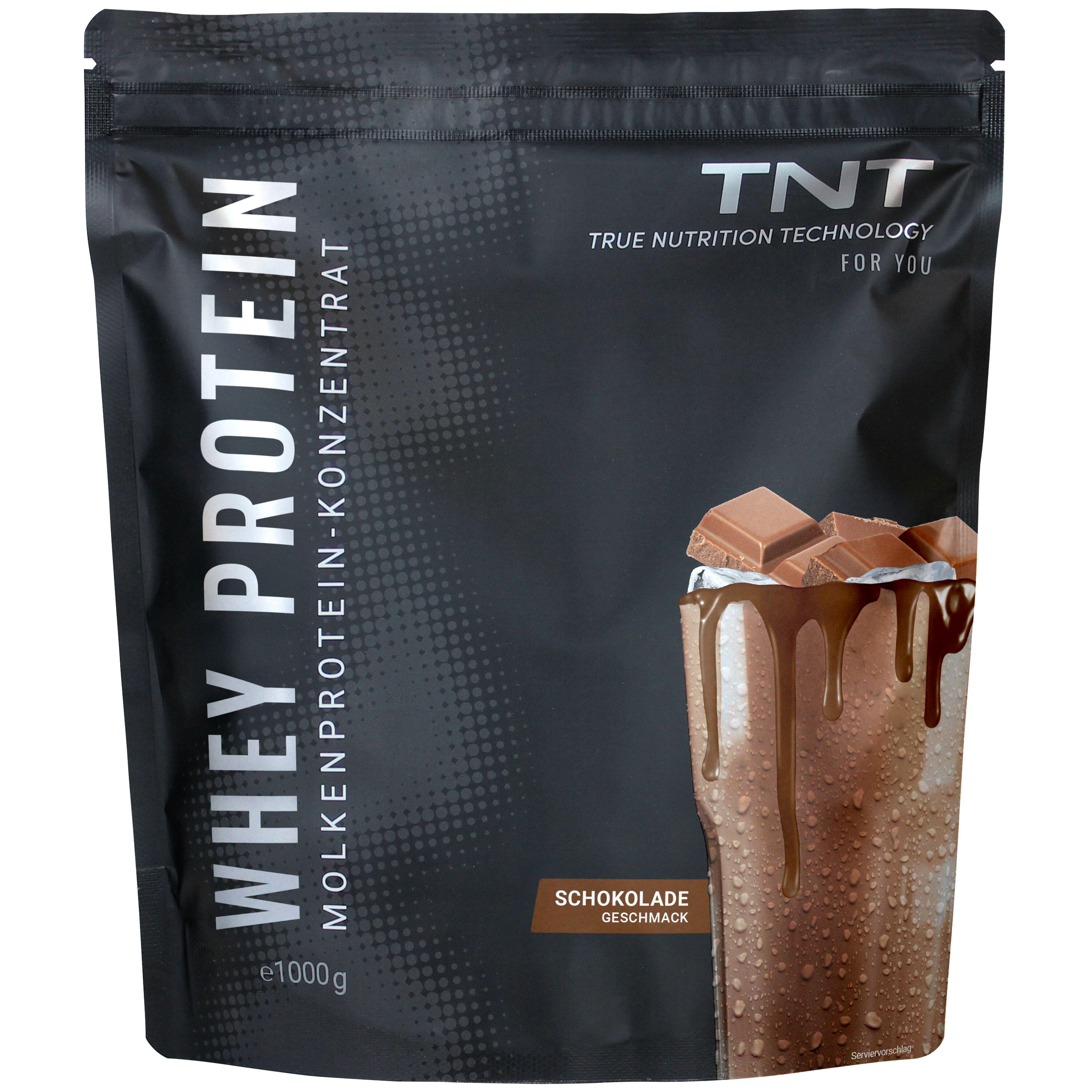 Whey Protein Konzentrat / Eiweißpulver - Schokolade (1000g) 1/7