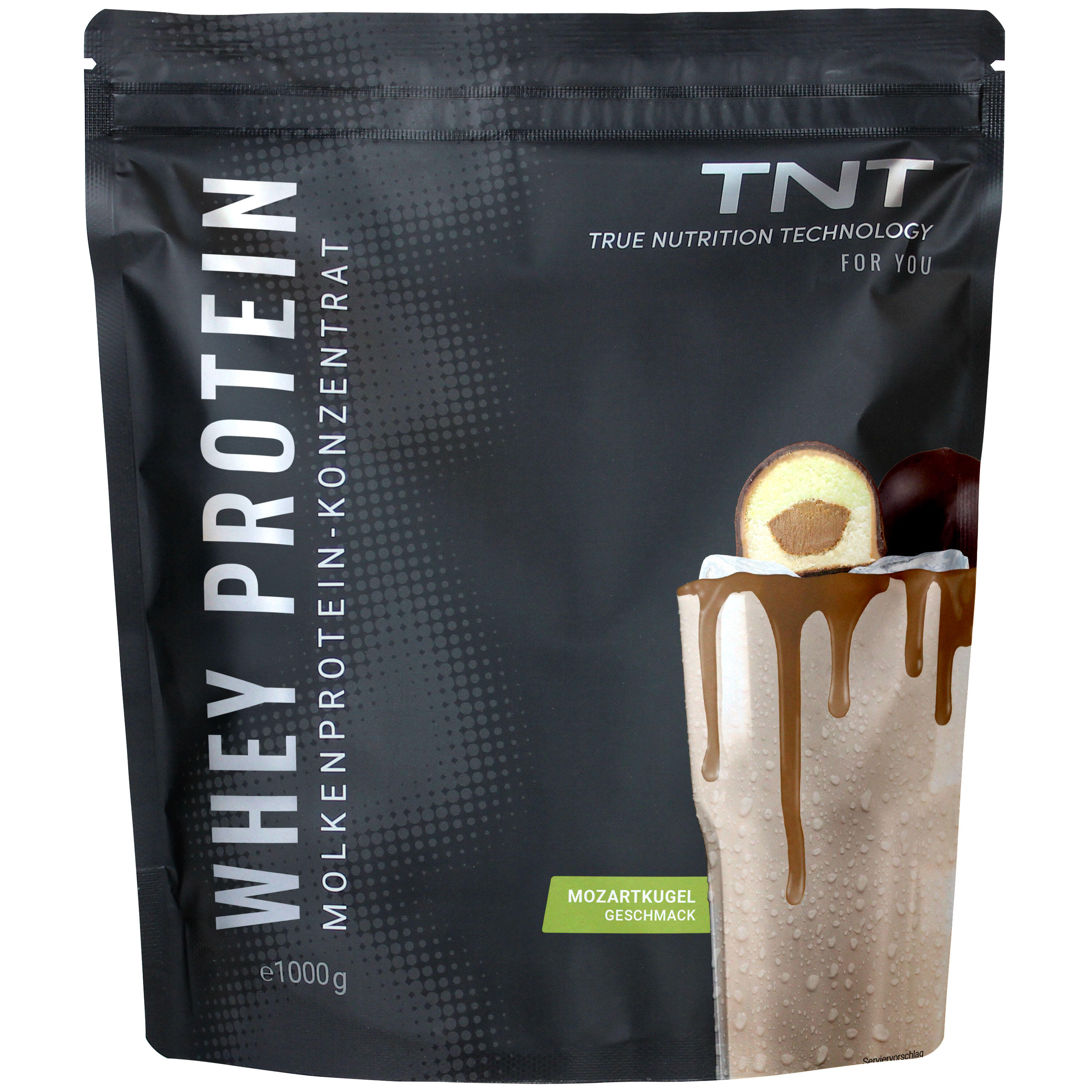 Whey Protein Konzentrat / Eiweißpulver - Mozartkugel (1000g) 1/7
