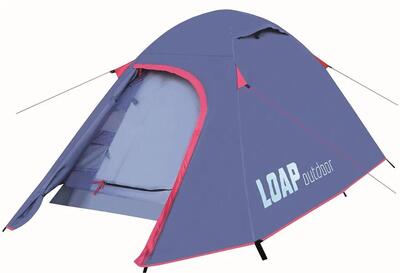 Loap asp 3 tent voor 3 personen grijs