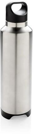 500 ml Isolierflasche mit abnehmbarem Bluetooth-Lautsprecher, Grau