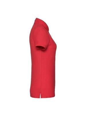 Fruit of the loom dames 65/35 poloshirt rojo