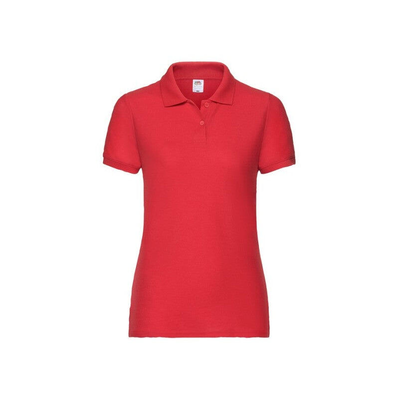 Fruit Of The Loom Mujer 65/35 Polo Rojo 7/7