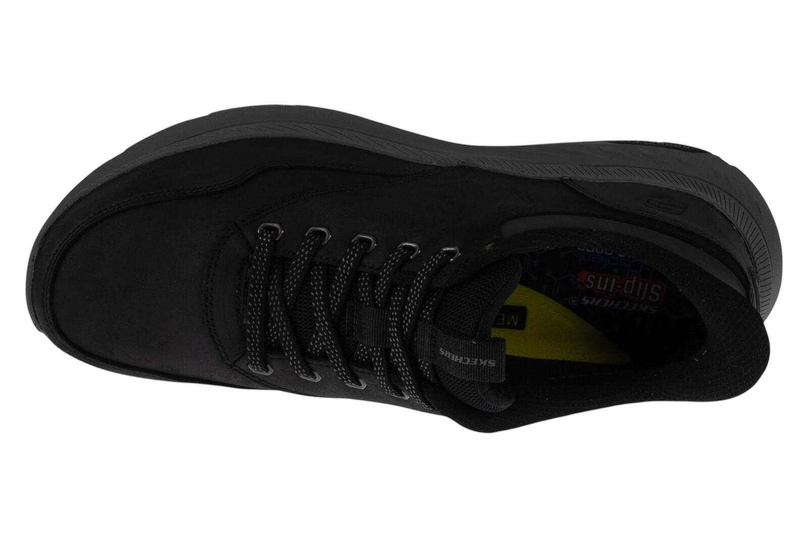 SKECHERS Sneaker ZWART  45 (Z1052) 3/4