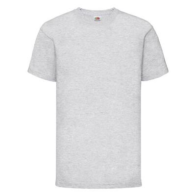 T-shirt fruit of the loom valueweight kind grijs