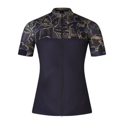Heren endura fs260 floral short sleeve jersey zwart
