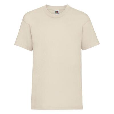 T-shirt fruit of the loom valueweight kind naturel 60n