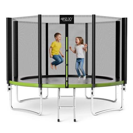 Trampoline ronde CLASSIC 12FT 374 avec échelle, filet de protection extérieur