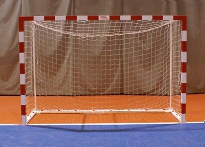 Set de buts métalliques amovibles Futsal/Handball 80x80 mm avec base 80x40 mm