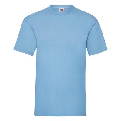 T-shirt fruit of the loom valueweight kind azul cielo