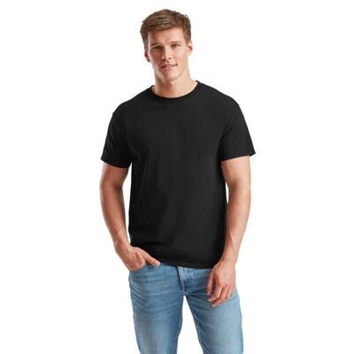 T-shirt fruit of the loom iconische 195 premium tees volwassen neger