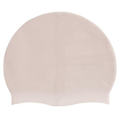 Siliconen badmuts plus blanco senior