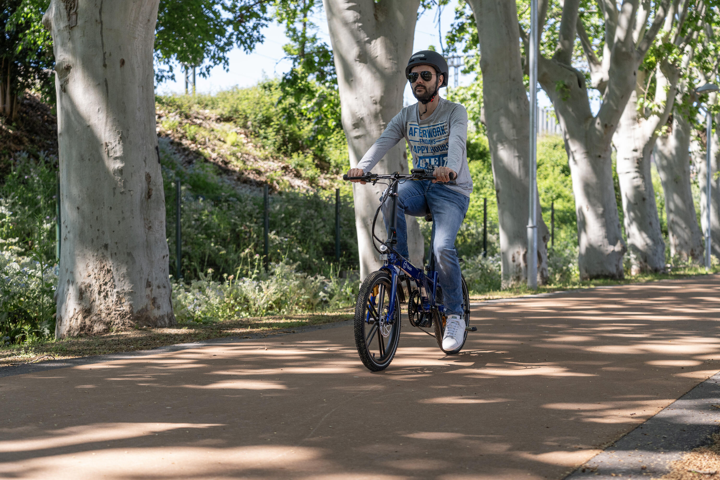 Bicicleta elétrica dobrável YOUIN Marbella BK1350 20" 250W 40km 5/7