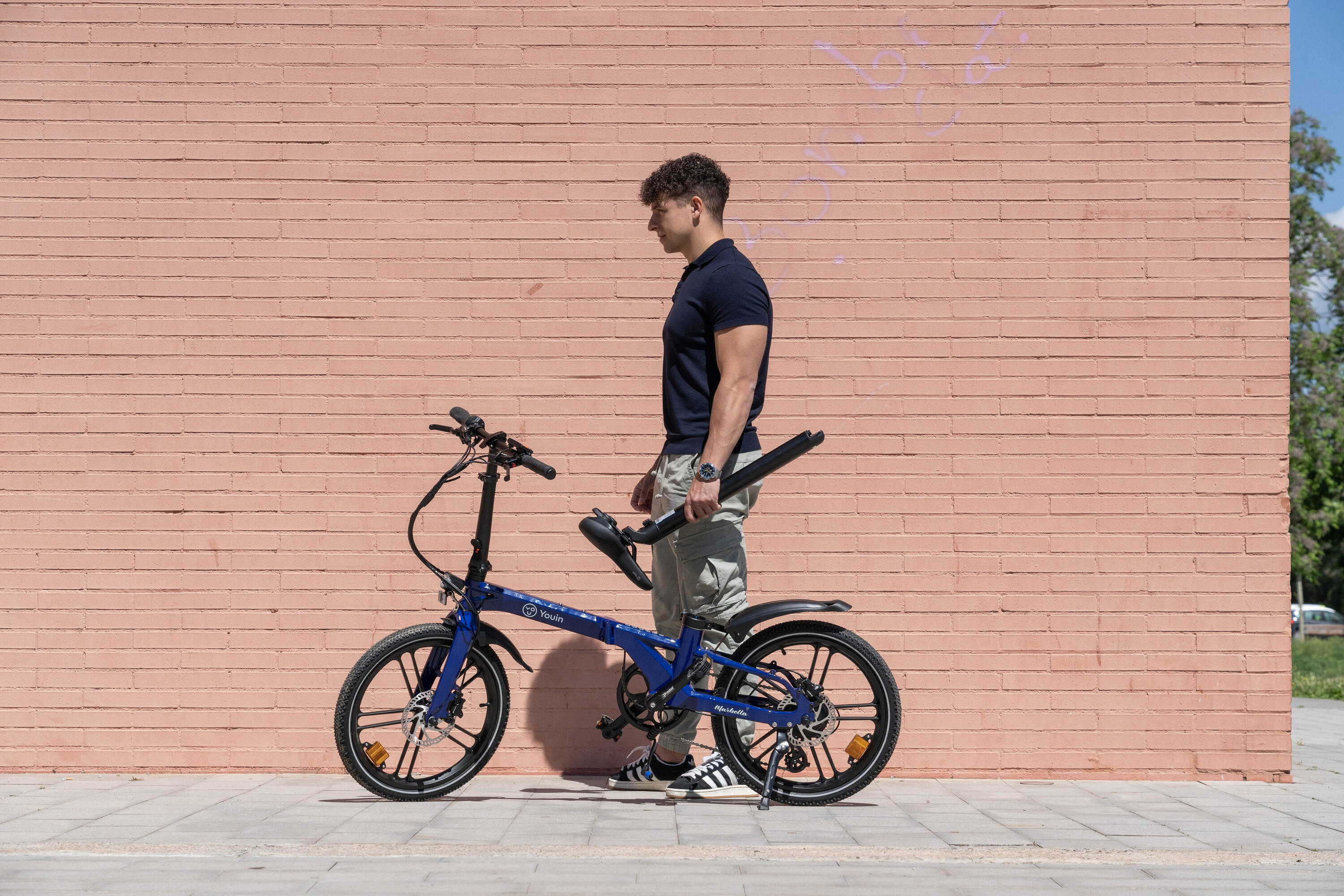 Bicicleta elétrica dobrável YOUIN Marbella BK1350 20" 250W 40km 6/7