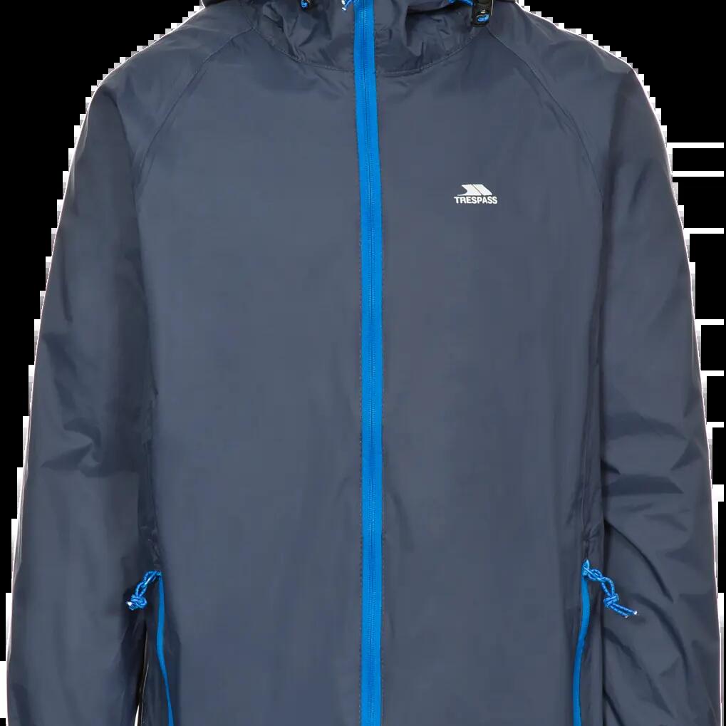 Zip-up waterproof hooded jacket Trespass Qikpac