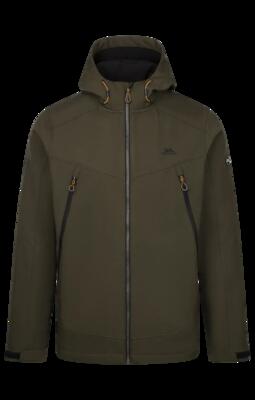 Trespass hubbard - heren softshelljack dark vine