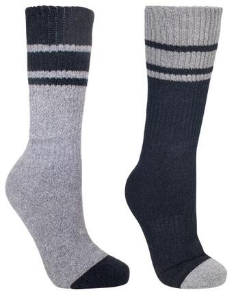 Trespass Hitched - Chaussettes Homme Noir/gris Chiné