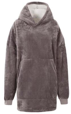 Trespass cosiness - oversized hoodie at300 stormgrijs