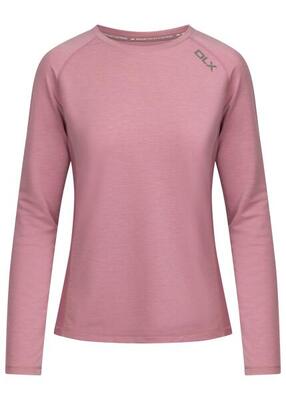 Dlx katherine - dames longsleeve top pink haze marl