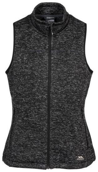 2058 Mildred - Gilet Donna in Pile Nero Marl