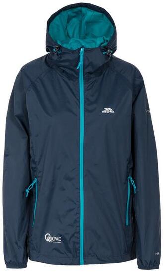 Veste pluie coquille Qikpac femme marine 2058