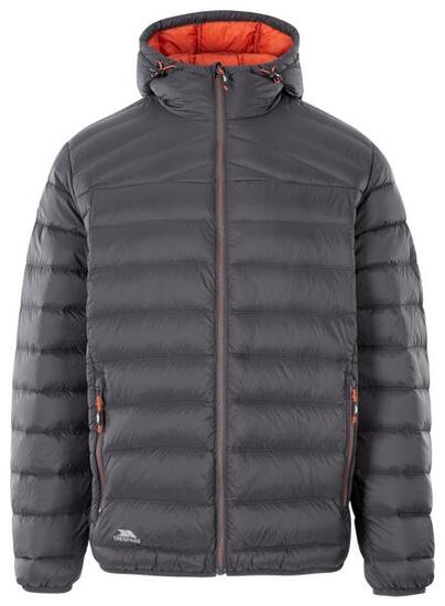 Trespass Whitman Ii - Daunenjacke für Herren, Dunkelgrau / Gebranntes Orange