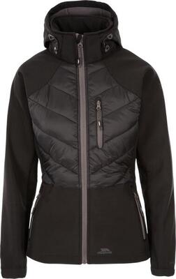 Trespass elvira - dames softshell zwart