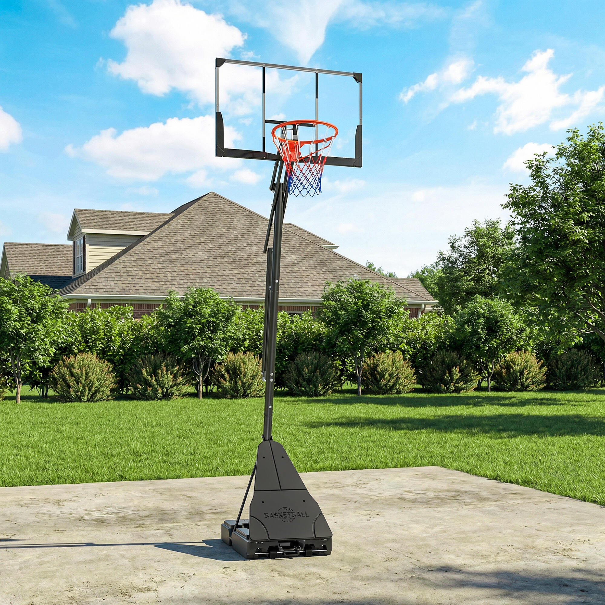 Cesto de Basquetebol SPORTNOW Preto 2/5