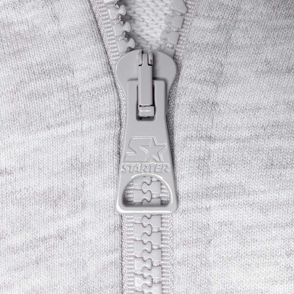 Felpa hoodie da uomo basic GRIGIO MELANGE 3/3
