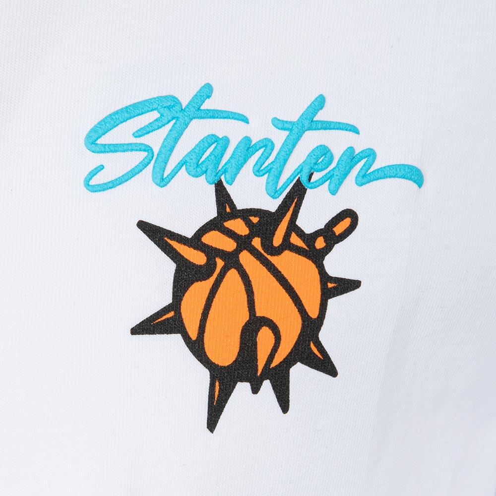 T-Shirt da bambino con Logo Front e Stampa sul Retro BIANCO 3/3