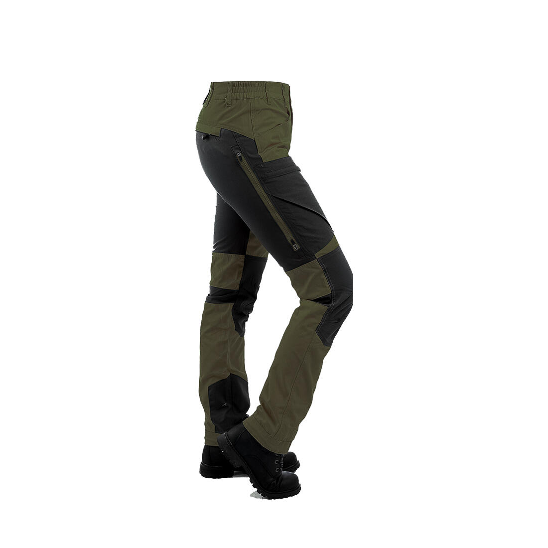 Active-Stretch-Hose für Damen in Olivgrün 3/7